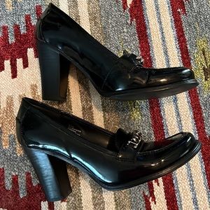Steve Madden Black Patent Leather Heels
